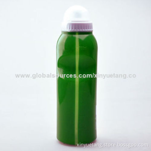750mL PE BPA-free Sports Sipper Bottle with Hand Grip, Screw-top Rubber Valve